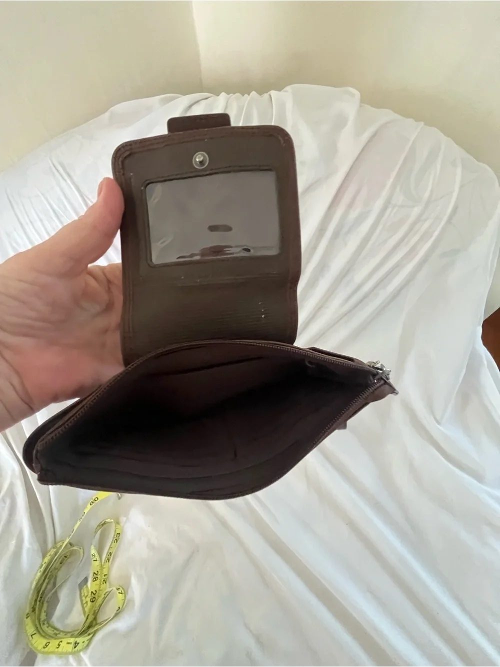 Genuine Leather Brown Wristlet / Clutch – $25